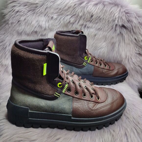 Nike Xarr The 10Th Boots Mens Size 8.5 Obsidian Blue Brown Green BQ5240-400 - Picture 2 of 8